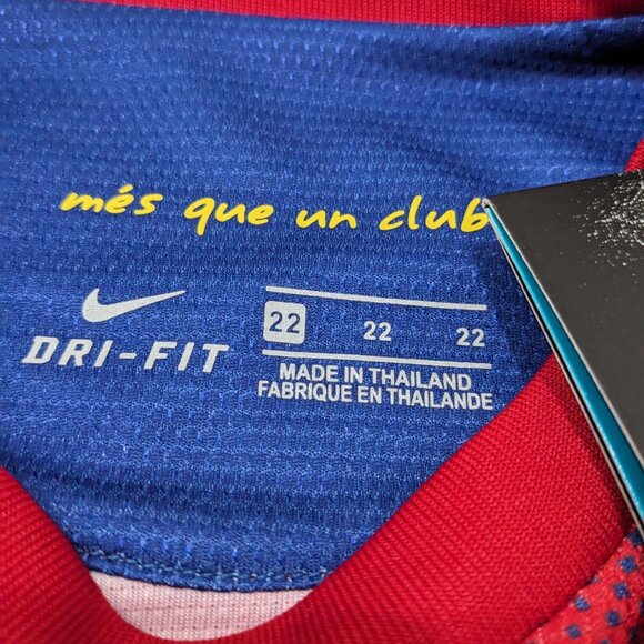 Messi #10 FC Barcelona 2012/13 Home Nike Youth Kit - Picture 4 of 16